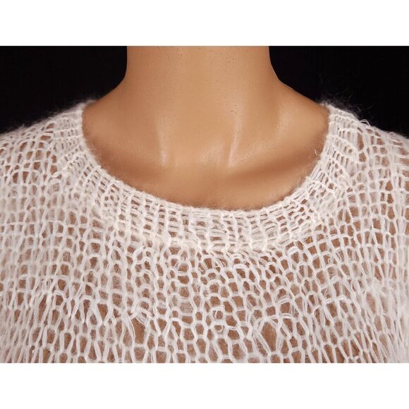 Doublet Upcycle Winder Yarn Pullover Limited 12/14 One Size White Sweater $790 - Picture 4 of 16